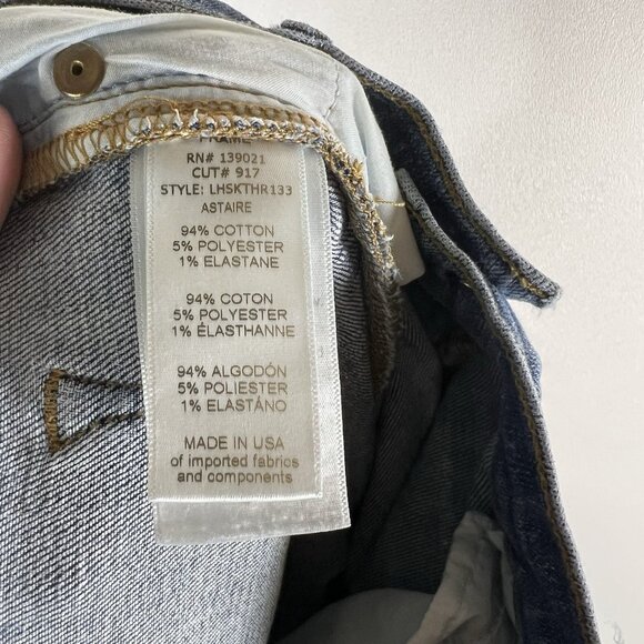 FRAME Le High Skinny Jeans Women’s Size 29 Medium Dark Wash Stretch Denim - Picture 9 of 10